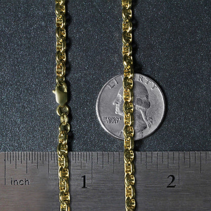 14k Yellow Gold Anchor Chain (4.50 mm)