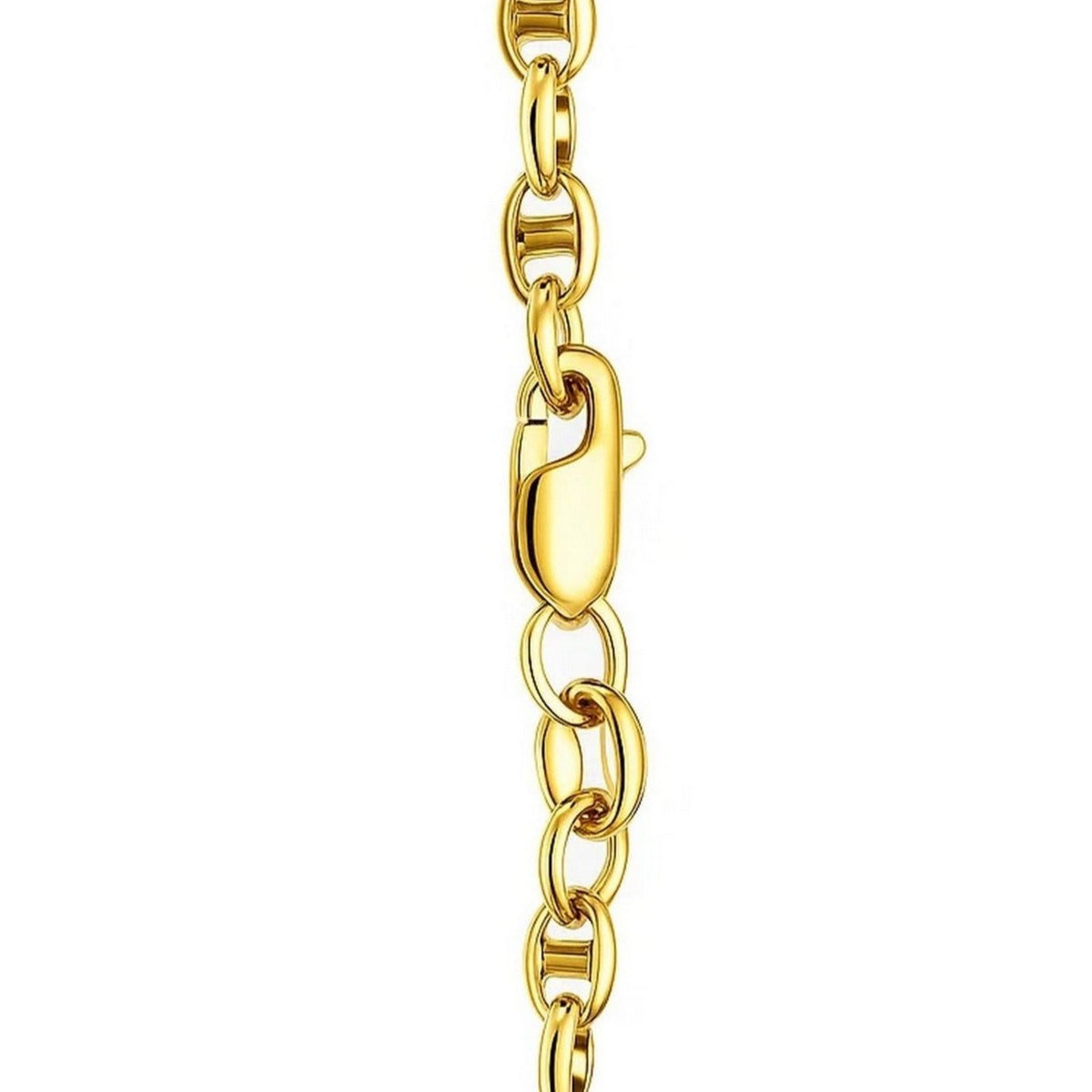 14k Yellow Gold Anchor Chain (4.50 mm)