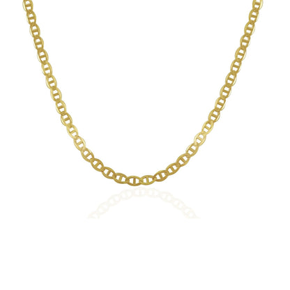 14k Yellow Gold Mariner Link Chain
