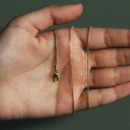 14k Classic Box Chain