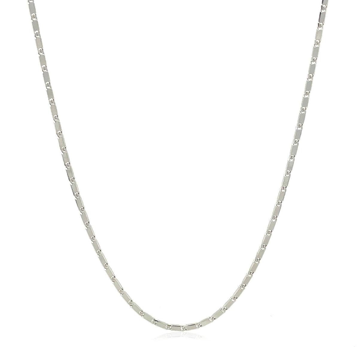 14k White Gold Lumina Pendant Chain