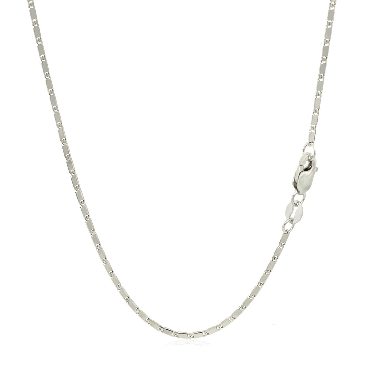 14k White Gold Lumina Pendant Chain