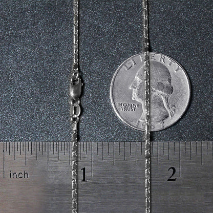 14k White Gold Lumina Pendant Chain