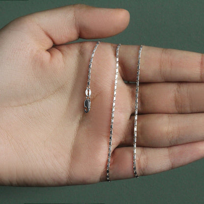 14k White Gold Lumina Pendant Chain