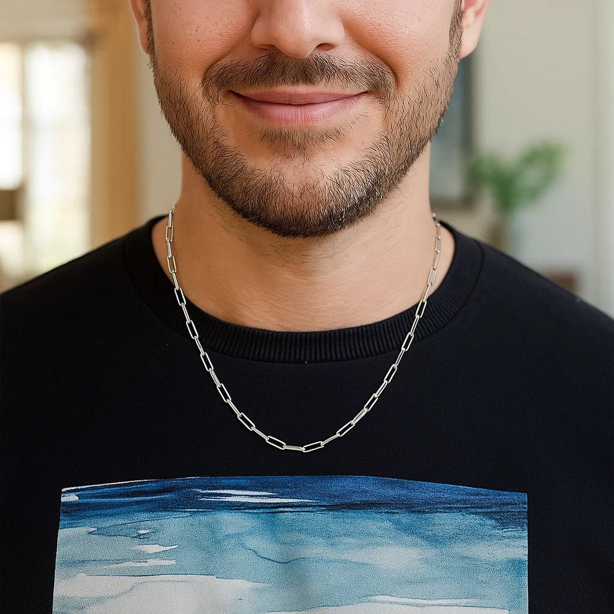 14K Paperclip Chain