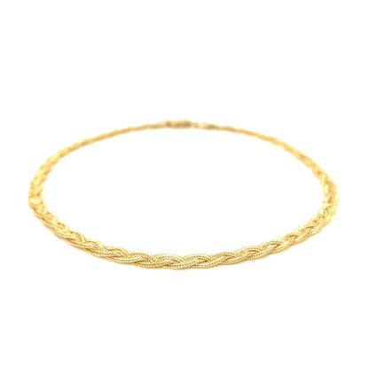 14k Braided Bracelet (3.50 mm)