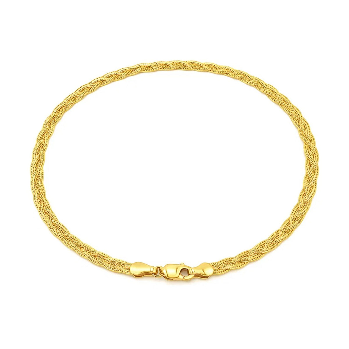 14k Braided Bracelet (3.50 mm)