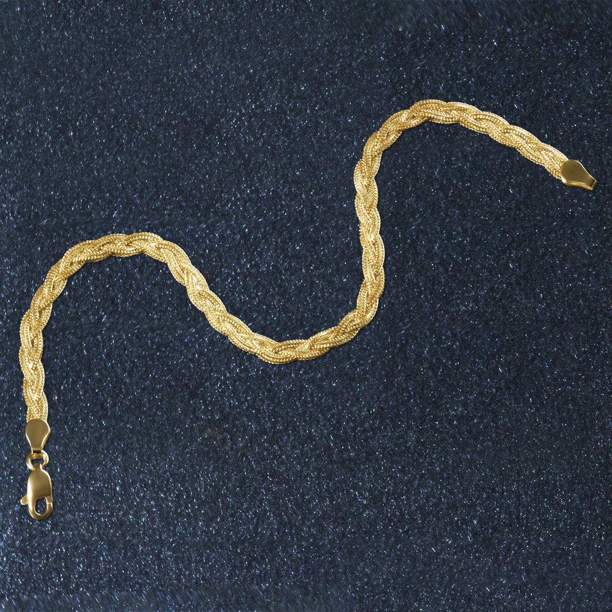 14k Braided Bracelet (3.50 mm)