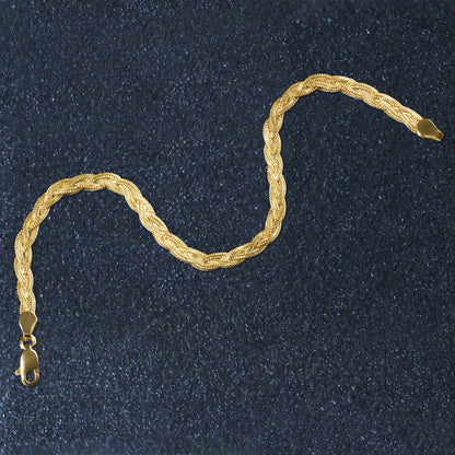 14k Braided Bracelet (3.50 mm)
