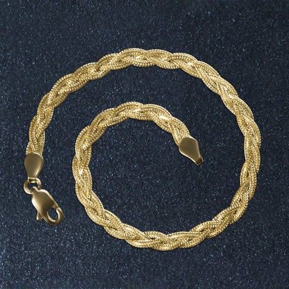 14k Braided Bracelet (3.50 mm)