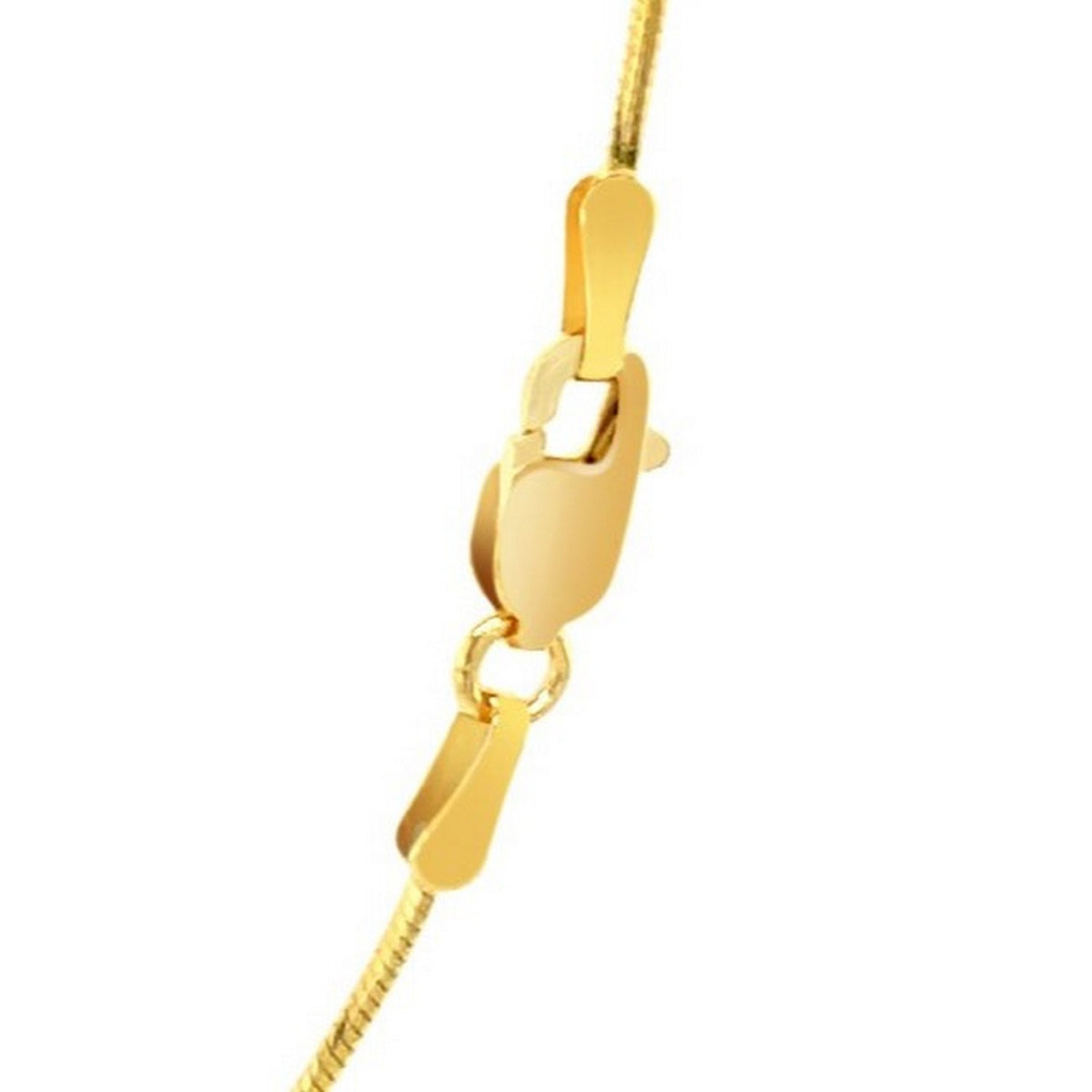 14k Yellow Gold Round Snake Chain