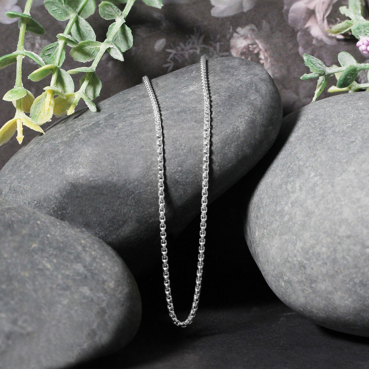 14k Round Box Chain
