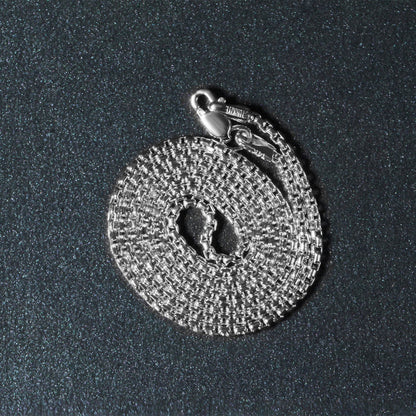 14k Round Box Chain