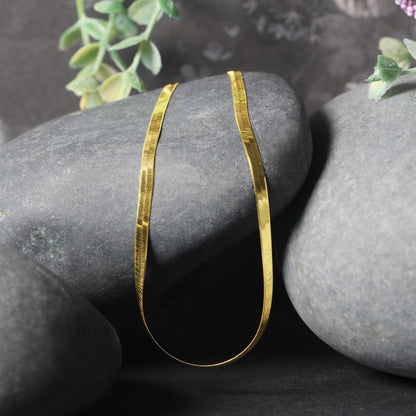 14k Yellow Gold Super Flex Herringbone Chain