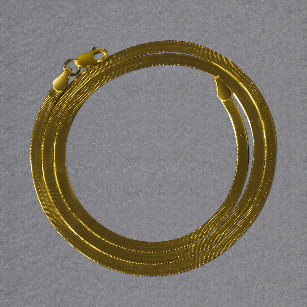 14k Yellow Gold Super Flex Herringbone Chain