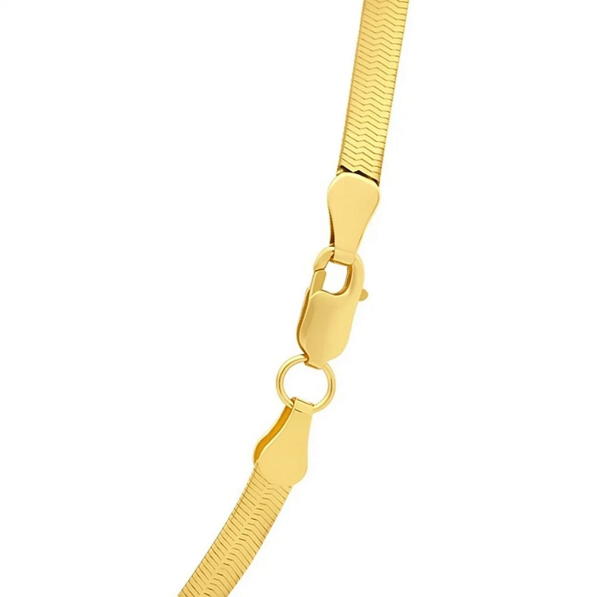 14k Yellow Gold Super Flex Herringbone Chain