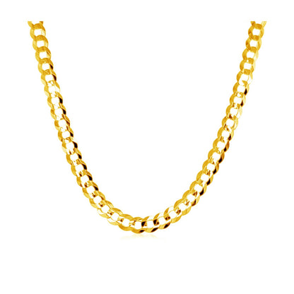 14k Solid Curb Chain