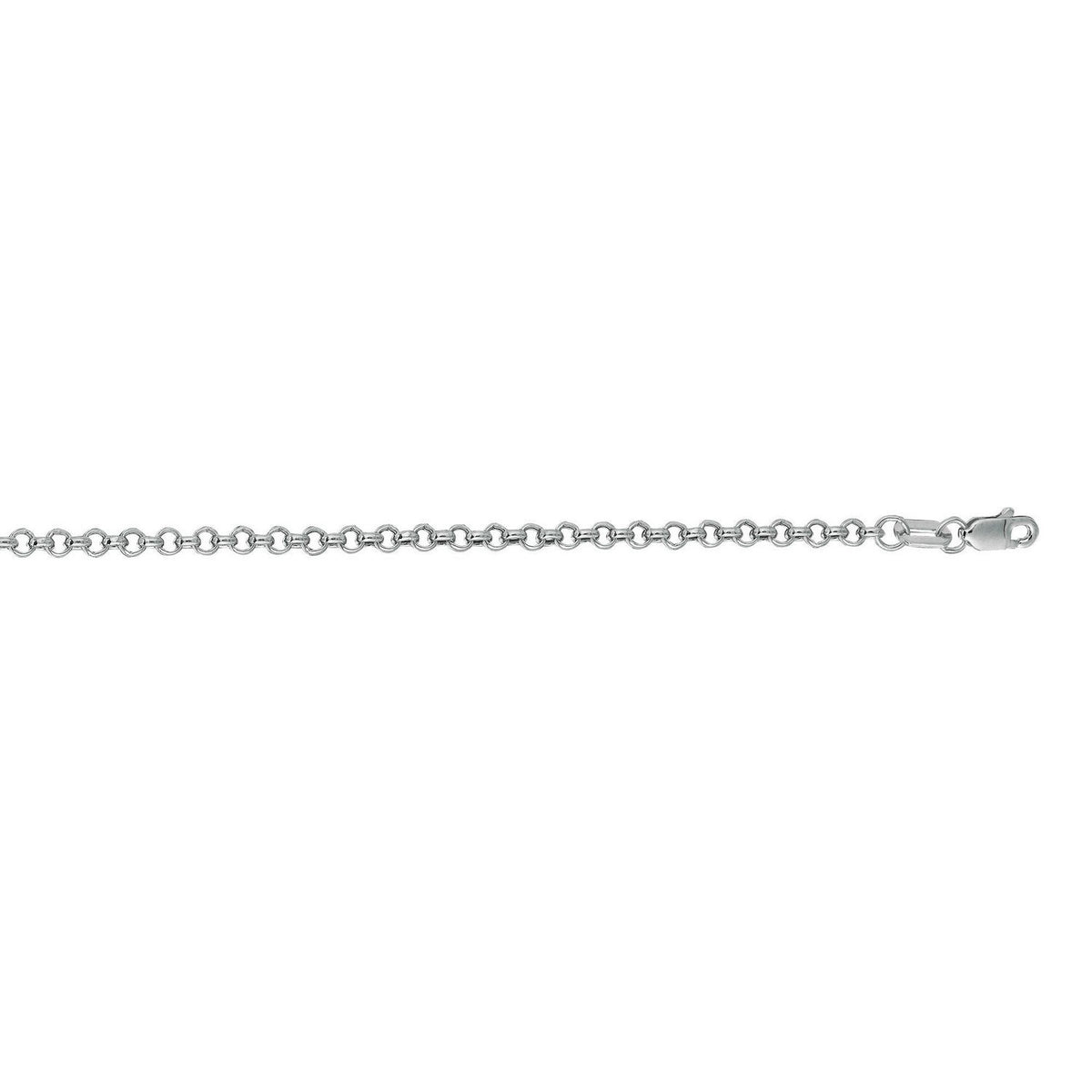 14k Yellow Gold Rolo Chain