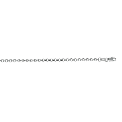 14k Yellow Gold Rolo Chain
