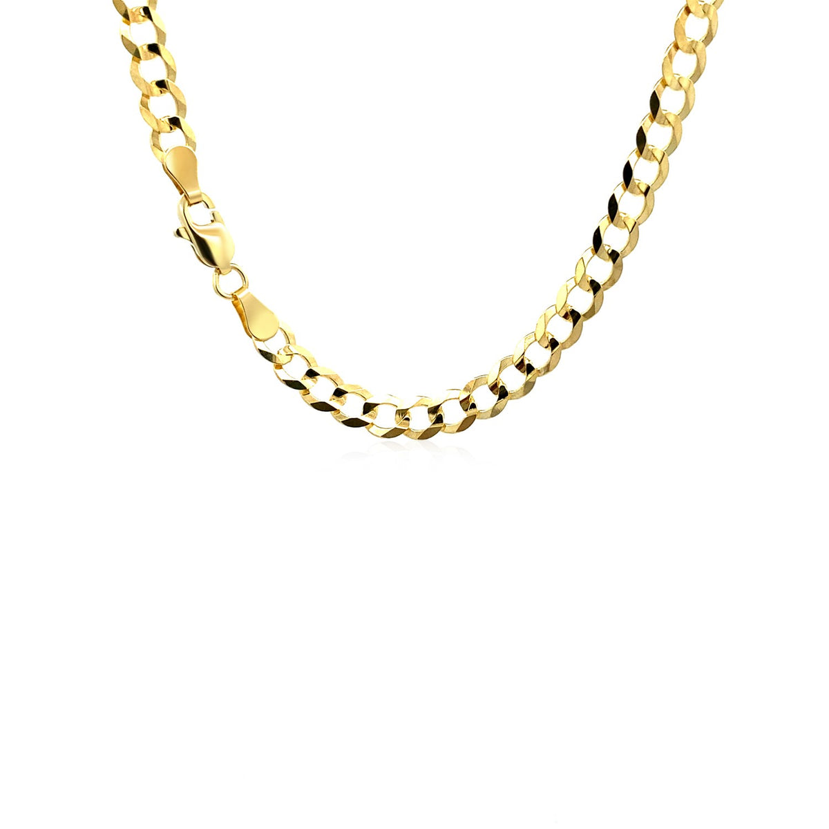 14k Solid Curb Chain