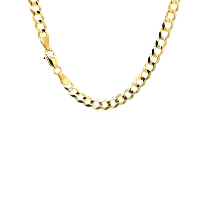 14k Solid Curb Chain