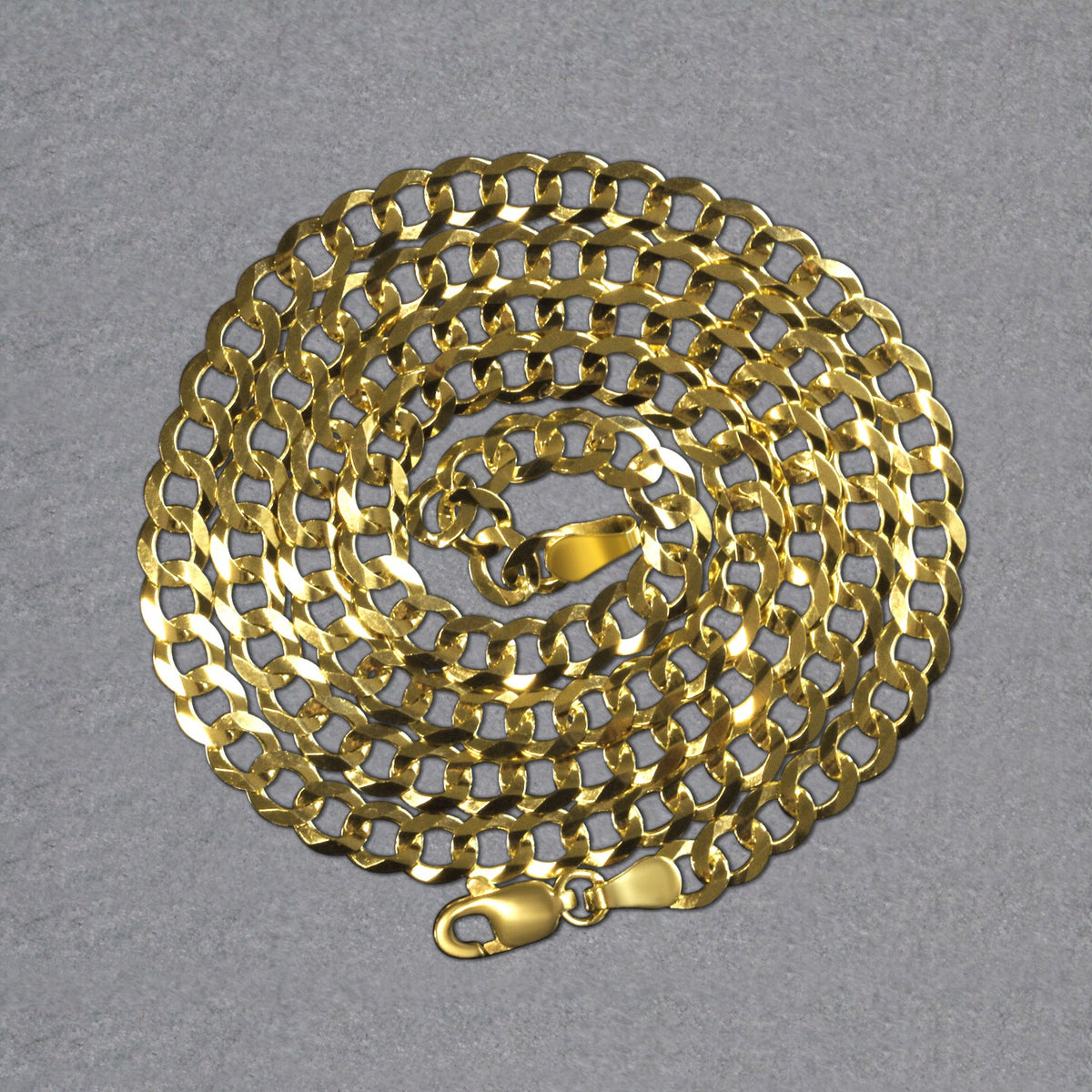 14k Solid Curb Chain