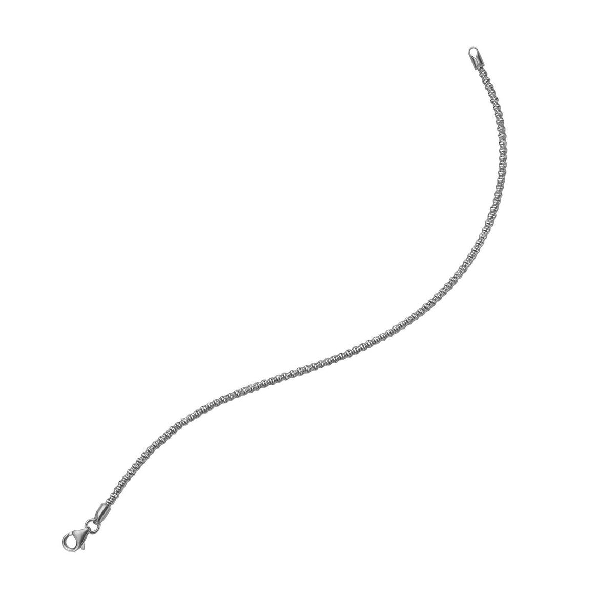 14K Sparkle Spring Chain Bracelet (2.10 mm)