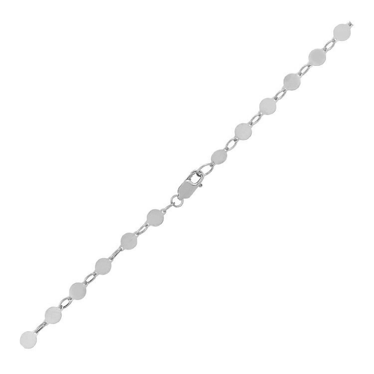 14k Bracelet with Polished Circles (3.90 mm)