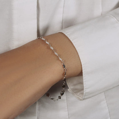 14k Bracelet with Polished Circles (3.90 mm)