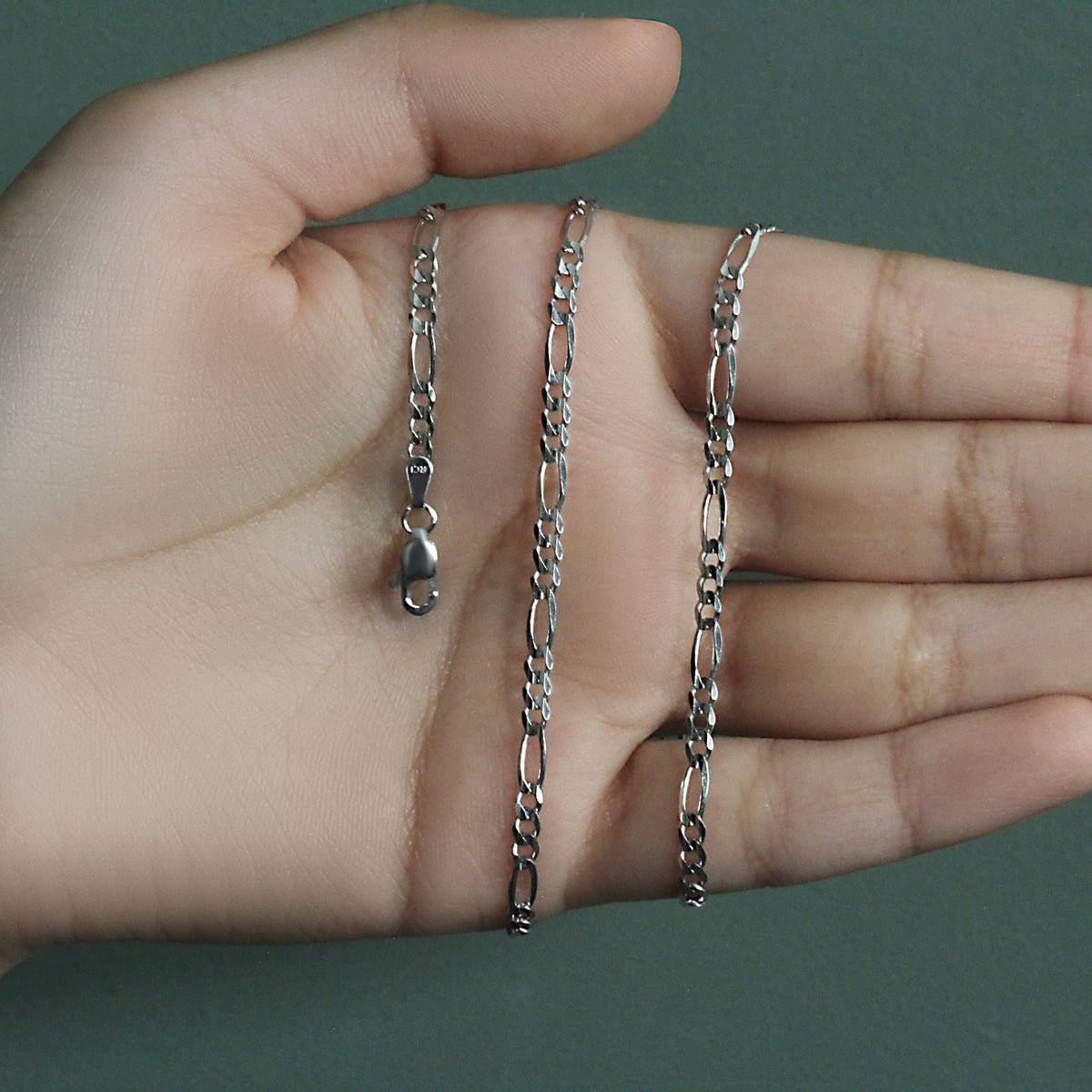 14k Solid Figaro Chain