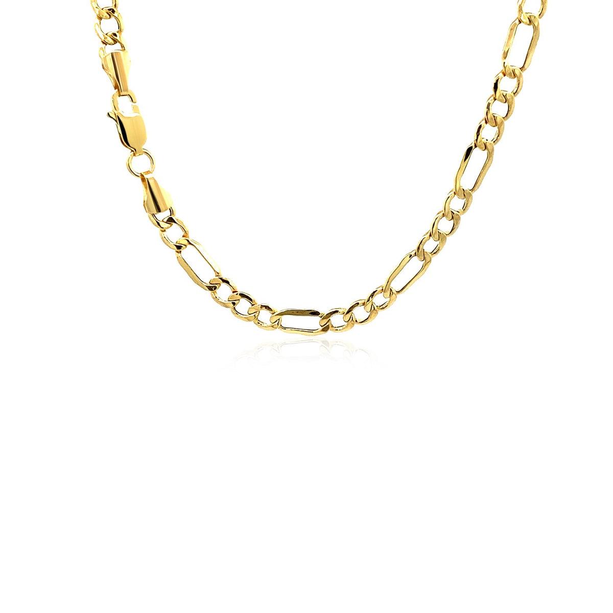 14k Yellow Gold Lite Figaro Chain