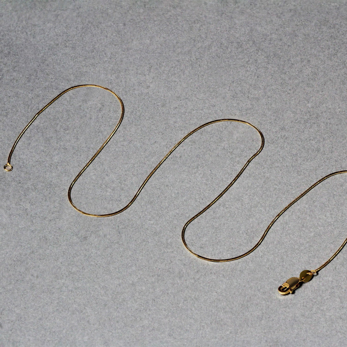 14k Yellow Gold Round Snake Chain