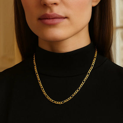 14k Solid Figaro Chain