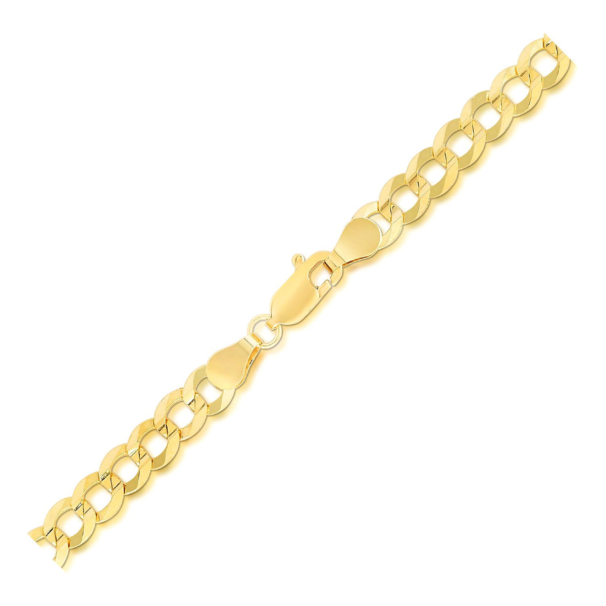14k Solid Curb Bracelet (3.60 mm)