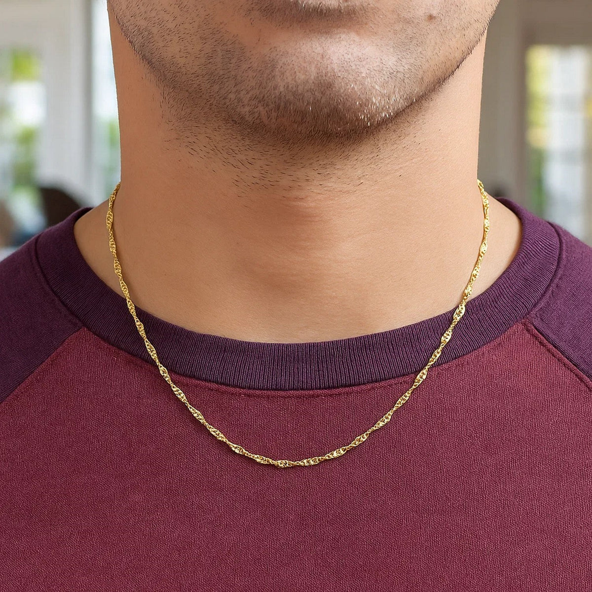 14k Singapore Chain