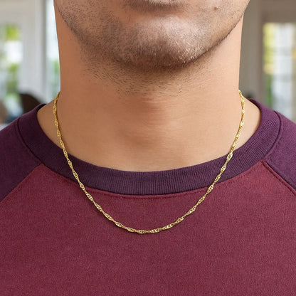 14k Singapore Chain