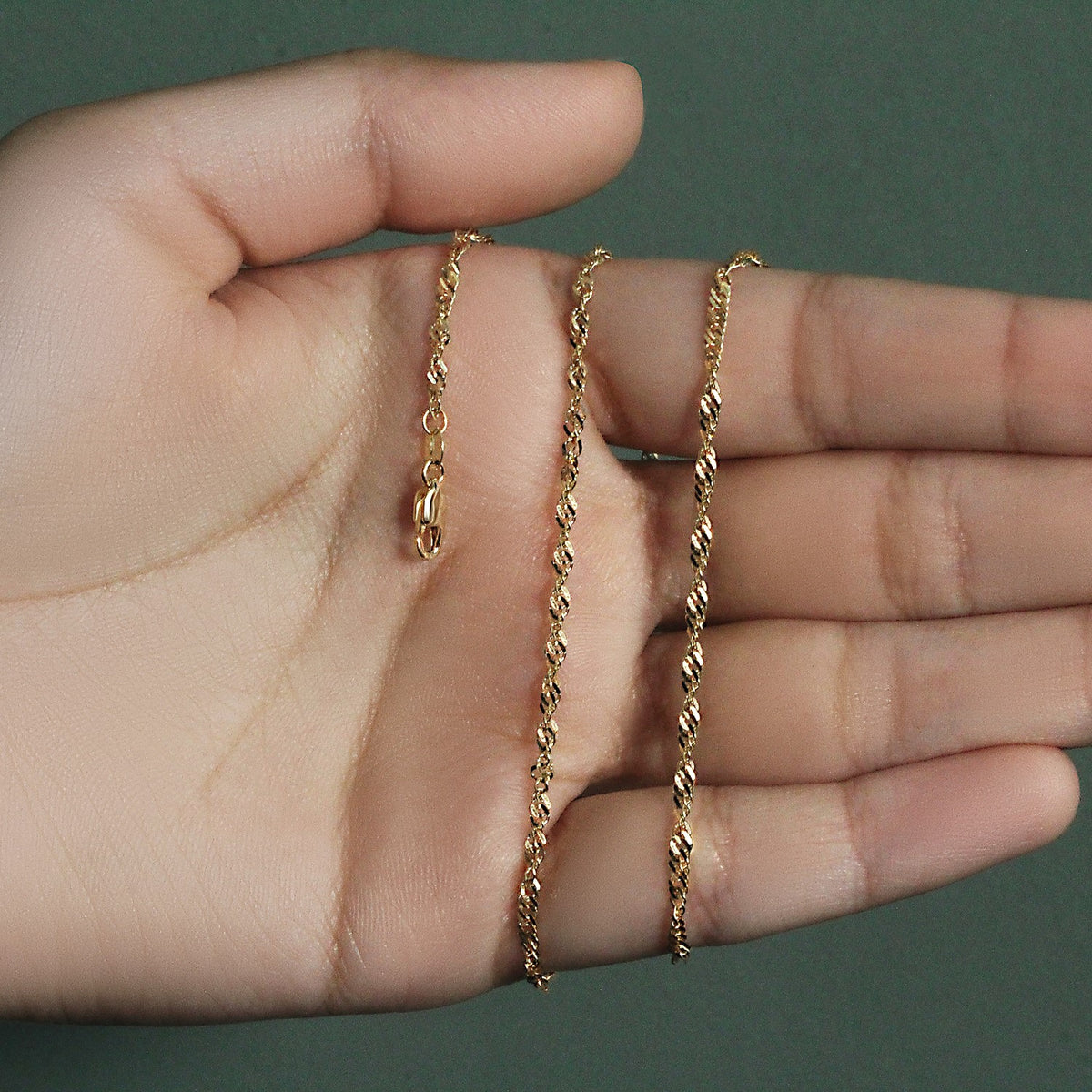 14k Singapore Chain