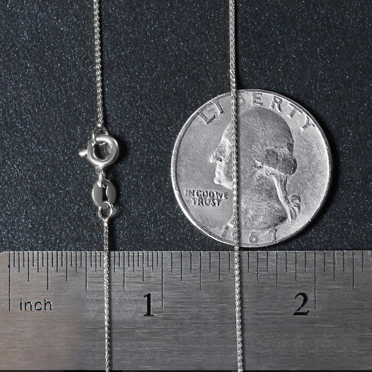 14k Rose Gold Diamond Cut Round Wheat Chain