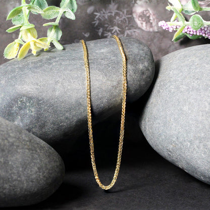 14k Square Wheat Chain (1.80 mm)