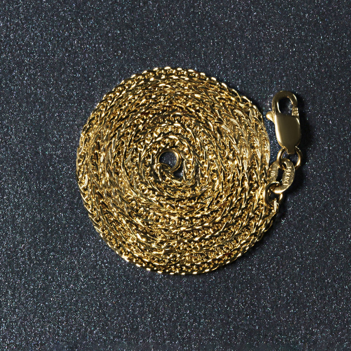 14k Square Wheat Chain (1.80 mm)