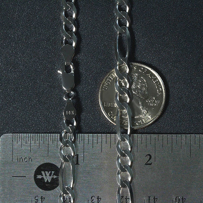 14k Solid Figaro Chain