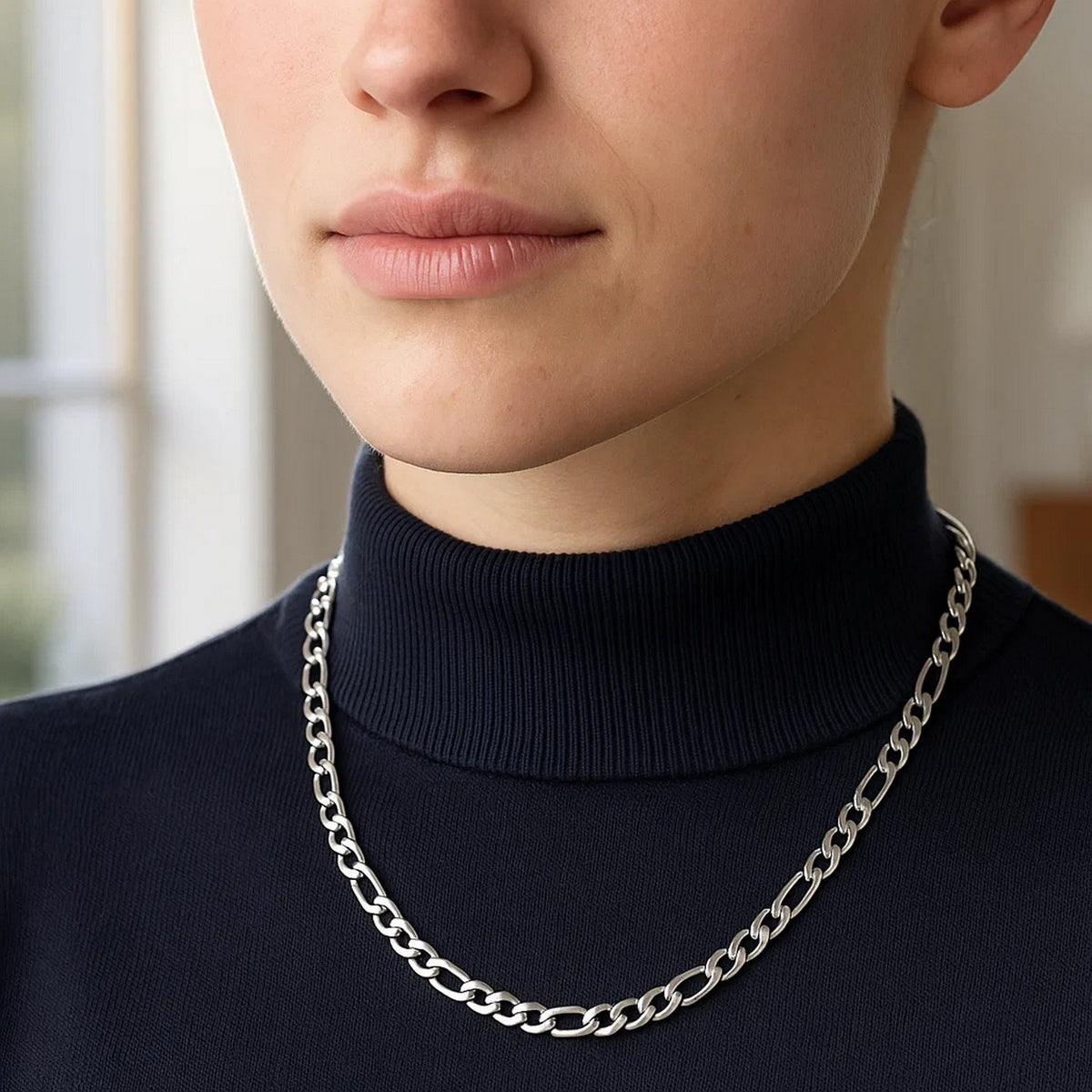 14k Solid Figaro Chain