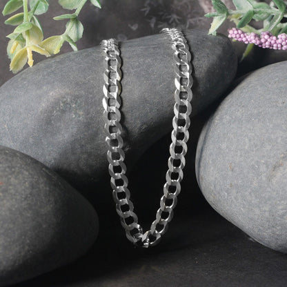14k Solid Curb Chain