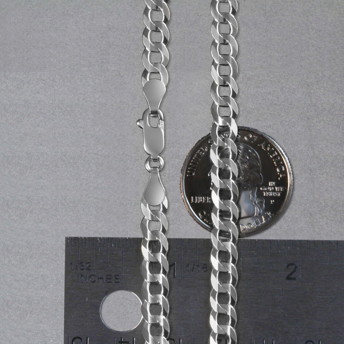 14k Solid Curb Chain
