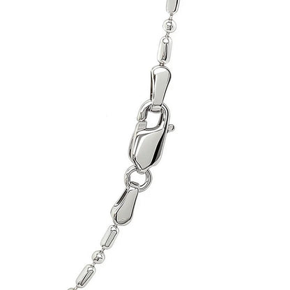 14k Diamond-Cut Alternating Bead Chain
