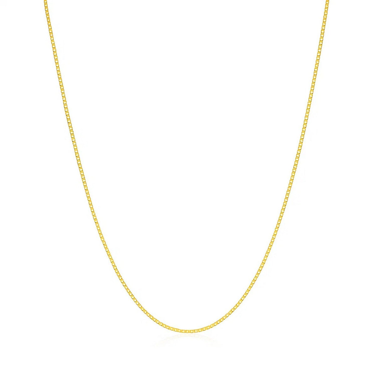 14k Yellow Gold Classic Box Chain (0.60 mm)
