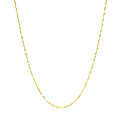 14k Yellow Gold Classic Box Chain (0.60 mm)
