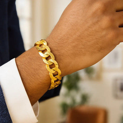 14k Solid Curb Bracelet (3.60 mm)