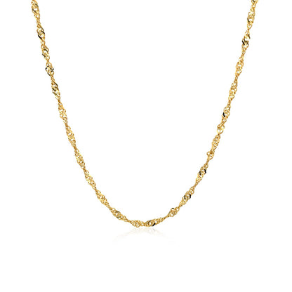 14k Singapore Chain