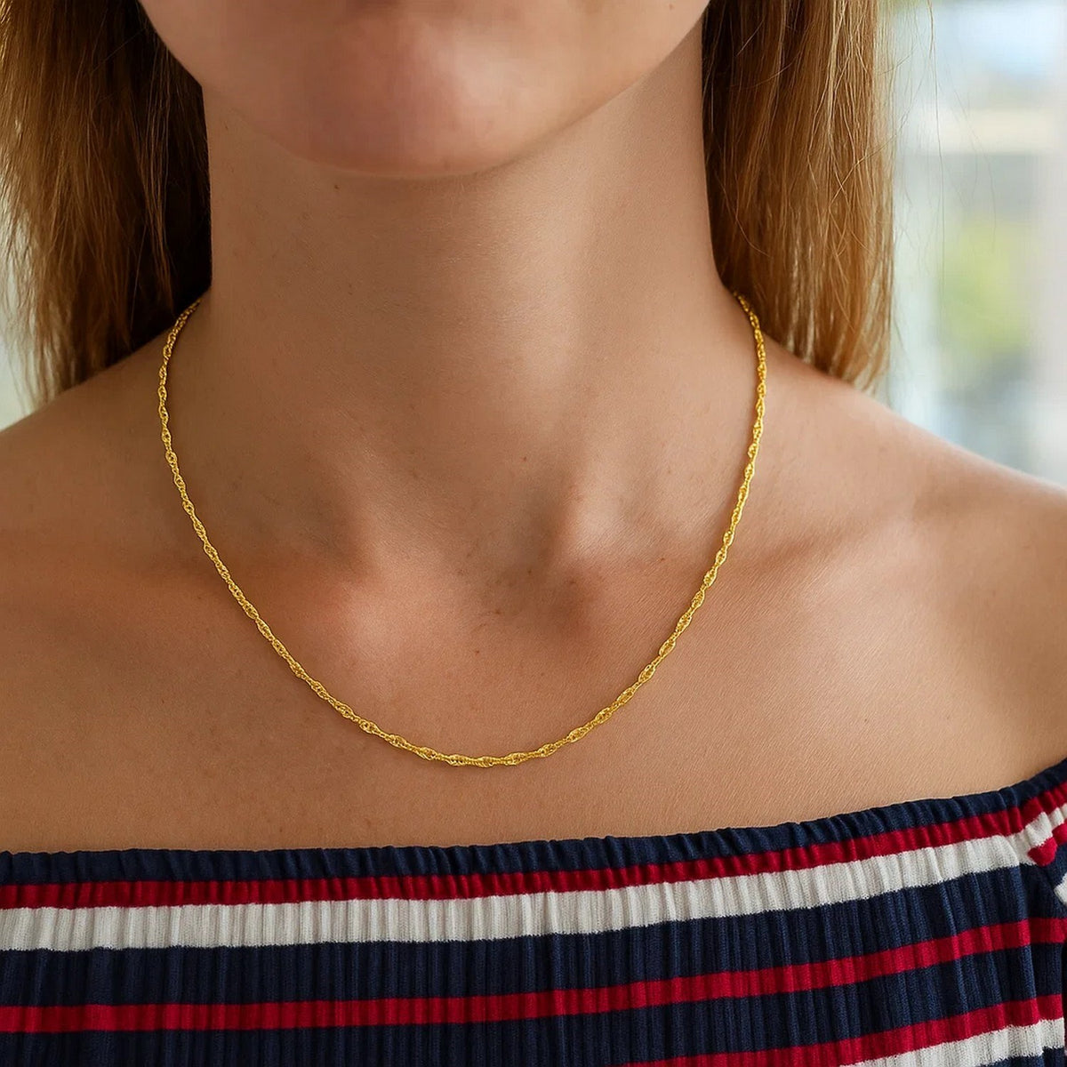14k Singapore Chain